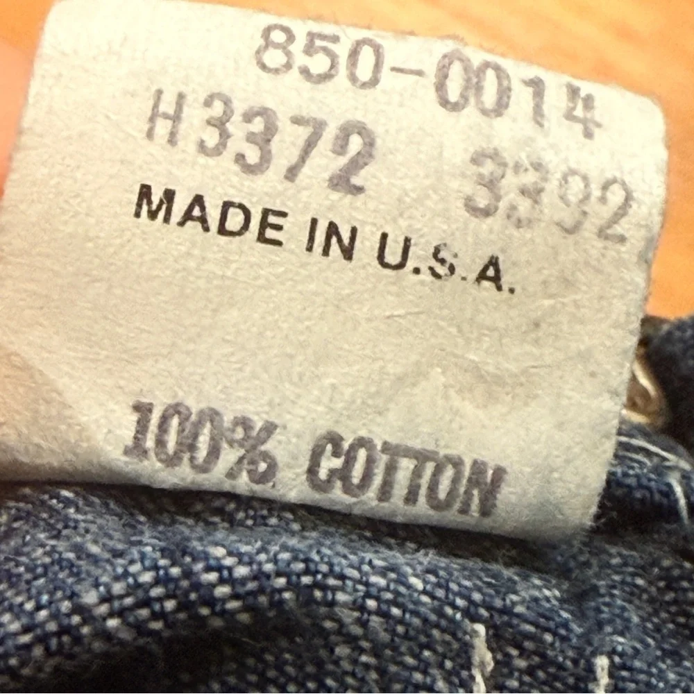 VTG OshKosh B'gosh Dark Blue Denim Overalls 18 Mo Vestbak Snap Crotch Classic
